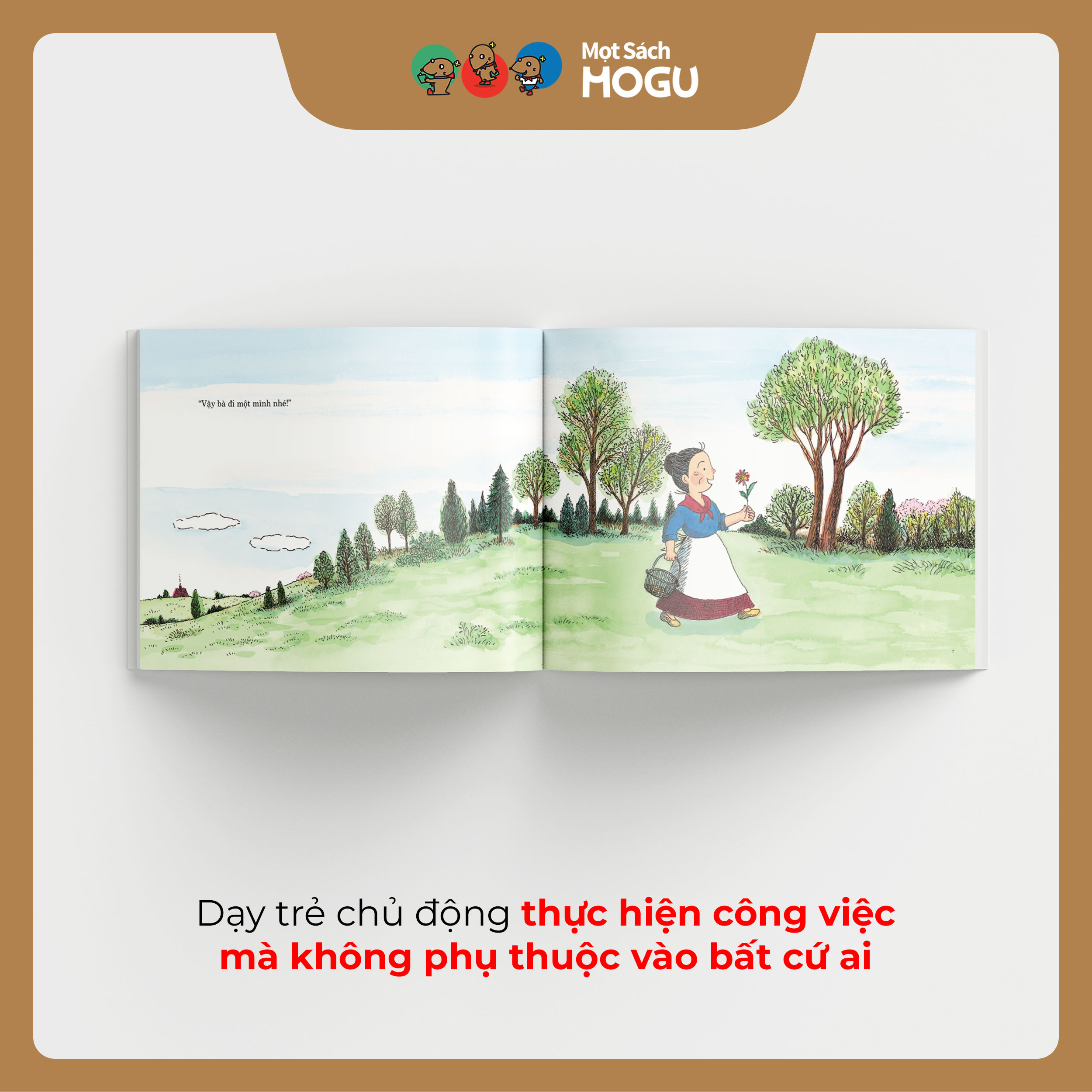 Truyện Ehon bé 3-4-5 tuổi - Bộ 4 cuốn Trải nghiệm cùng Bà Baba