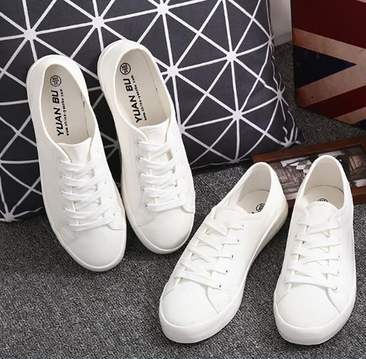Giày thể thao  vải cao cấp siêu mềm siêu nhẹ màu trắng