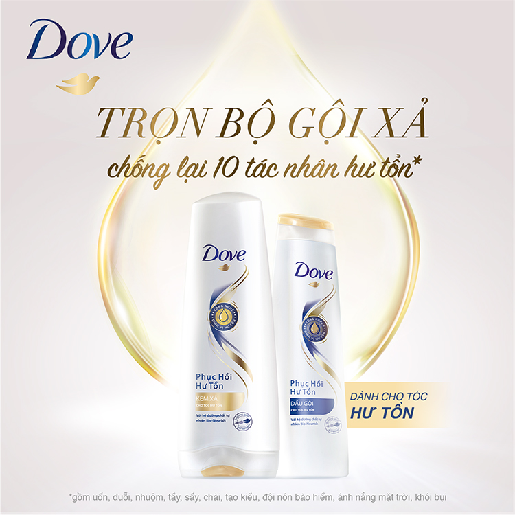 Dầu Gội Dove Phục Hồi Hư Tổn (900g) - 21062569