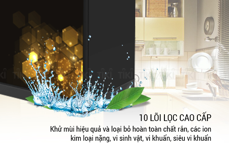 Máy Lọc Nước R.O 10 Lõi Sunhouse SHA88118K - Hàng Chính Hãng