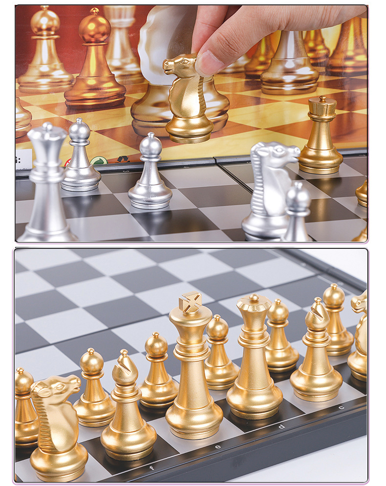 bộ cờ vua nam châm chính hãng, kích thích phát triển trí não, thể thao trí tuệ, kích thước lớn, vừa, nhỏ - dan house 42