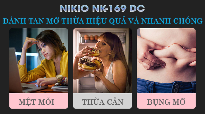 Máy massage bụng Nikio NK-169DC