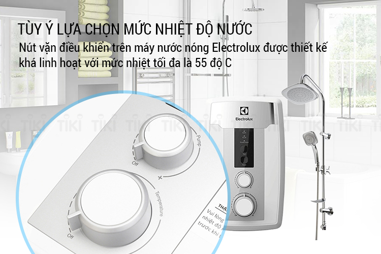 Máy Nước Nóng Trực Tiếp Có Bơm Electrolux EWE351HB-DWS1 (3500W) - Hàng Chính Hãng
