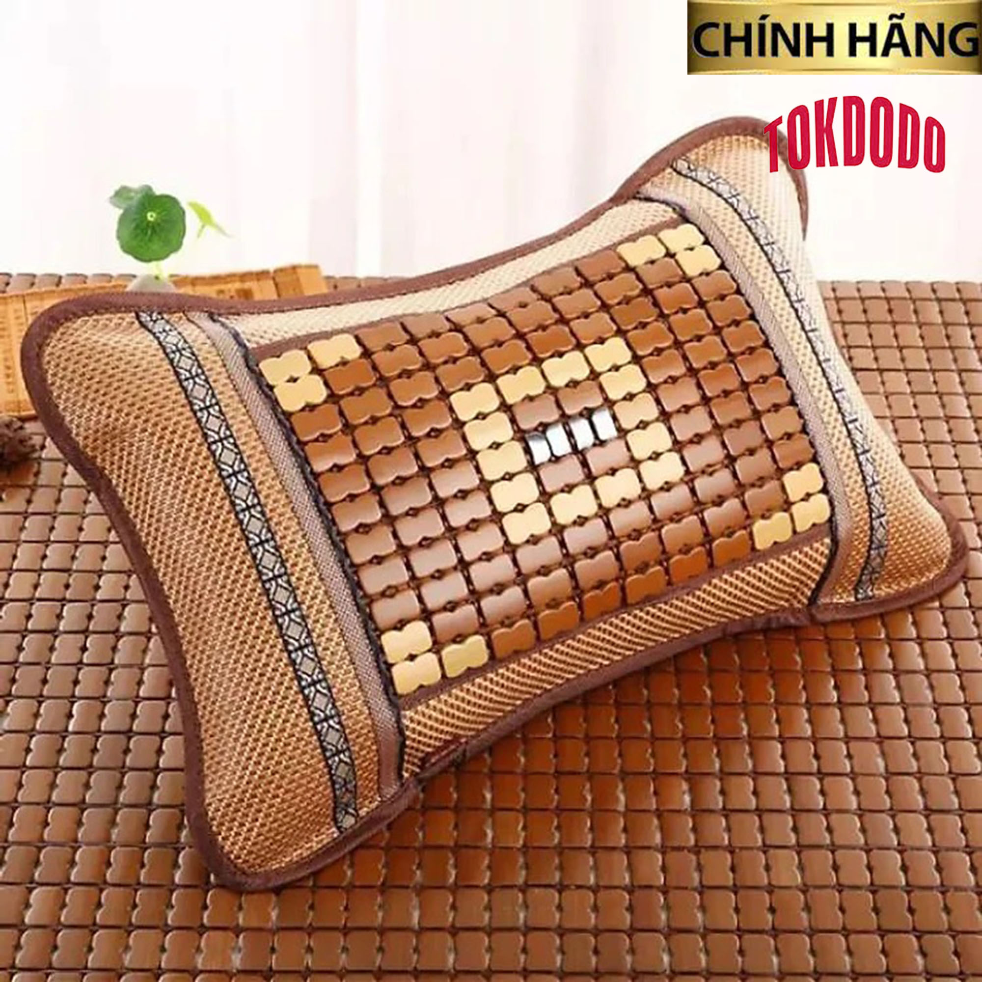 Gối điều hòa hạt mây,trúc thoáng mát cao cấp TOKDODO Hoạ Tiết Ngâu Nhiên.