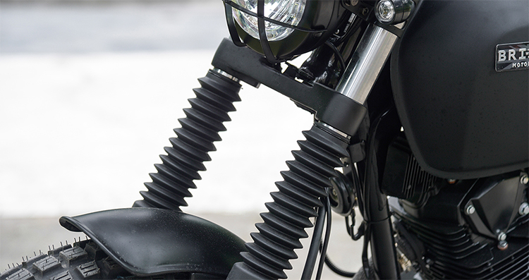 Xe Mô Tô Brixton Café Racer BX150R - Bạc