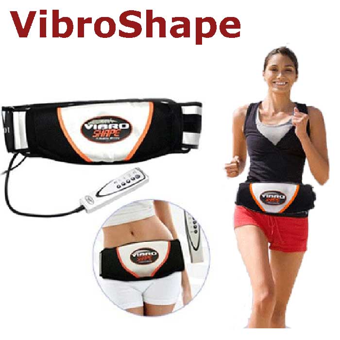 Đai massage hỗ trợ giảm mỡ bụng Vibro Shape Đen 3