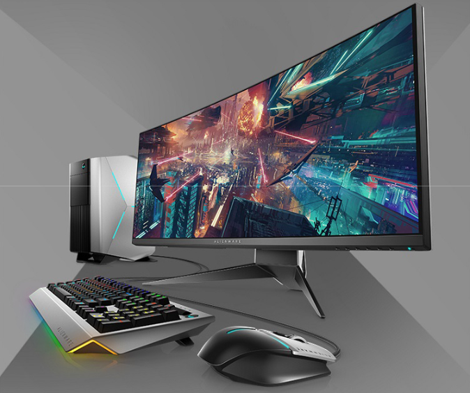 Máy Tính Gaming Alien Alienware Aurora (Thể Hệ 8 i7-8700 16G 256GSSD 1T RX580X 8G )