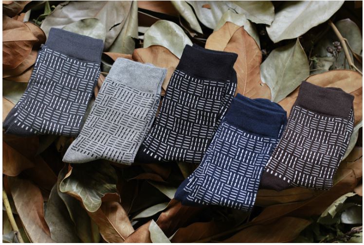 SET 5 tất nam dài đi giày tây công sở họa tiết caro nhỏ MM3