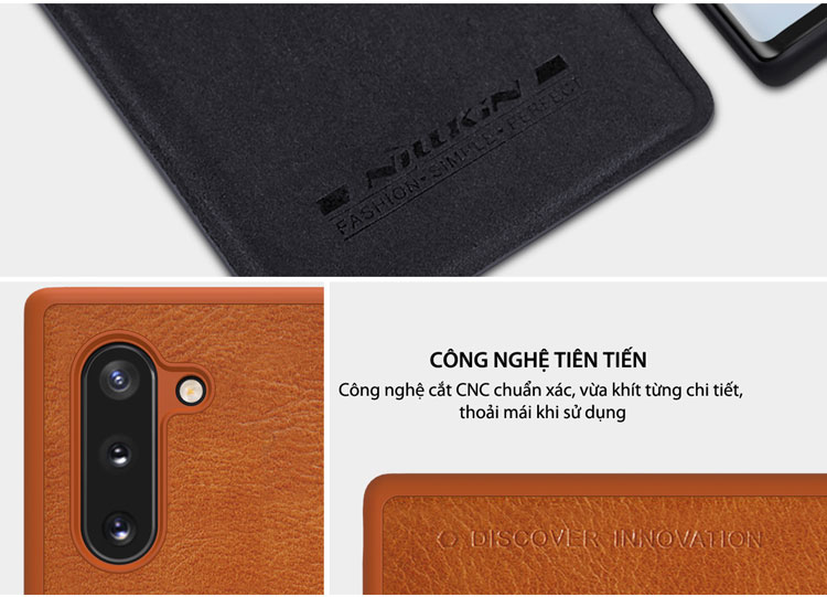 Bao da Samsung Galaxy Note 10 Nillkin QIN Series