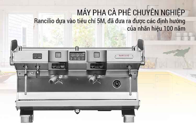 Máy Pha Cà Phê Chuyên Dụng Rancilio Speciality 2 Group (5600W) - Hàng Chính Hãng