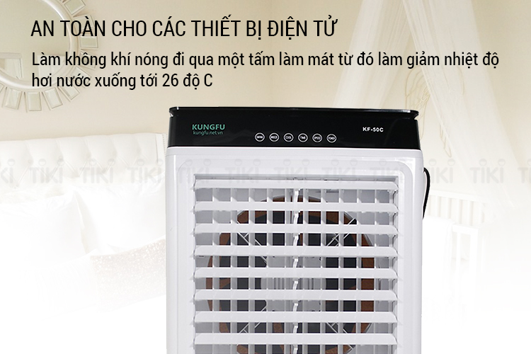 Quạt Điều Hòa Kungfu KF-50C (160W) - Hàng Chính Hãng