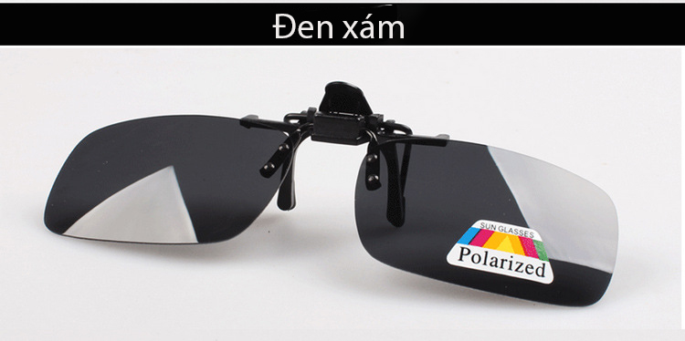 Mắt kính râm kẹp cho người cận, mắt kính thời trang phân cực chống UV cao cấp KitAcoom, hàng nhập khẩu chính hãng cao cấp