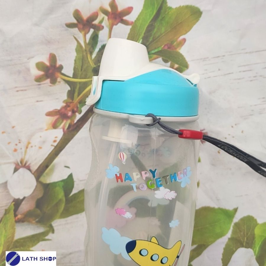 Bình Nước Có Ống Hút Và Dây Đeo Lock&Lock - HPP726TSP 350Ml - Hồng