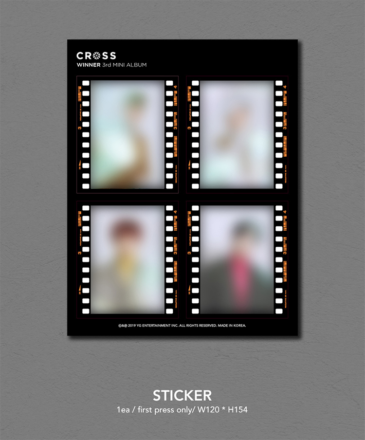 WINNER CROSS 3rd MINI ALBUM SET CD+Photobook+Photocard+Etc