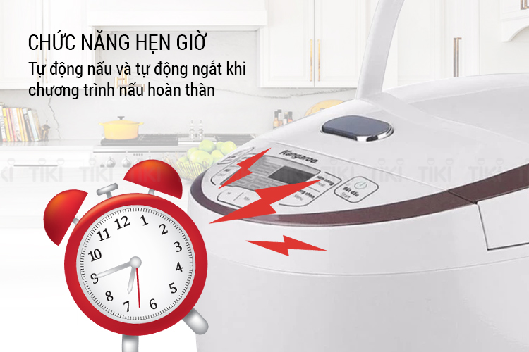 Nồi Cơm Điện Tử 1.8L Kangaroo KG567H