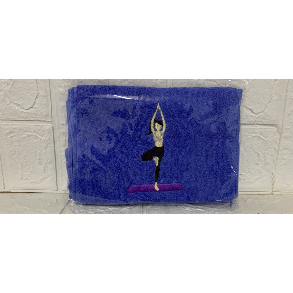 Khăn lau mồ hôi tập Yoga,Khăn cotton thể thao lau siêu  thấm mồ hôi (ảnh và video thực tế)