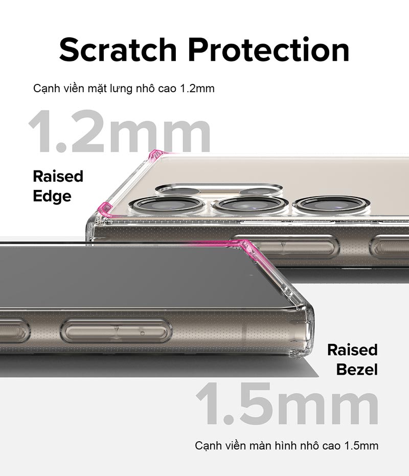 Ốp lưng dành cho Samsung Galaxy S24 Ultra/ S24 Plus RINGKE Fusion chống ố vàng_ Hàng chính hãng