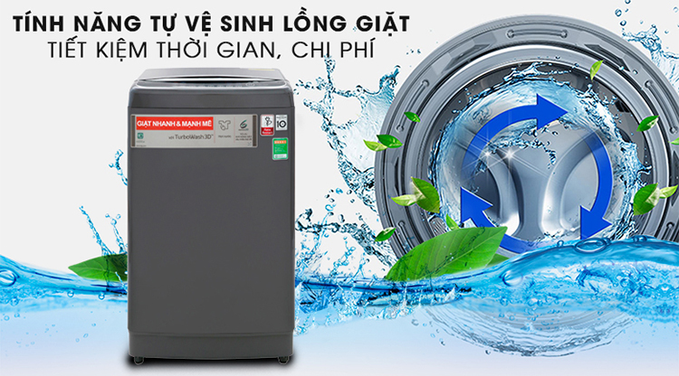 Máy Giặt Cửa Trên Inverter LG TH2113SSAK (13kg)