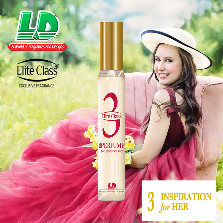 Nước hoa ô tô dạng xịt L&D ELITE CLASS số 3 Inspiration For Her 40ml