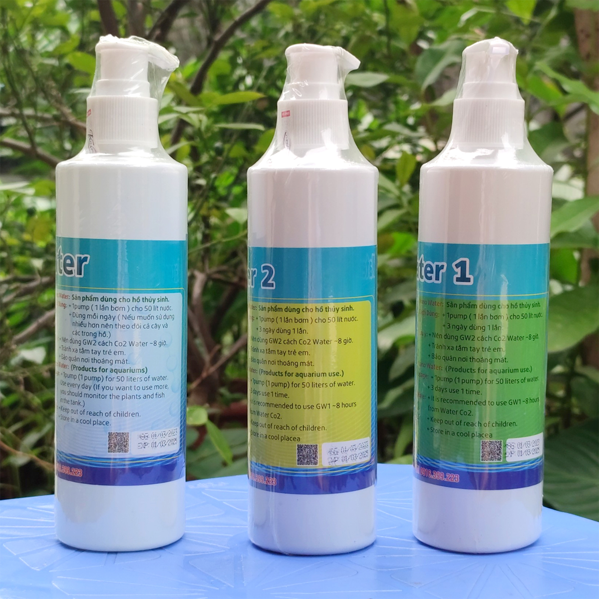 Phân nước thủy sinh CO2 WATER Carbon Liquid: bổ sung CO2 giúp cây lên màu đẹp, thay thế bình Co2