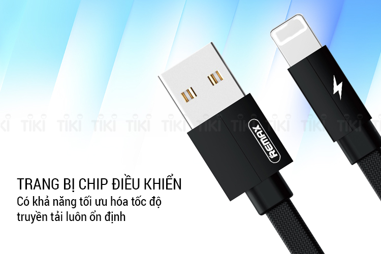 Cáp Remax Kerolla Sạc Cho iPhone/iPad (Đen)