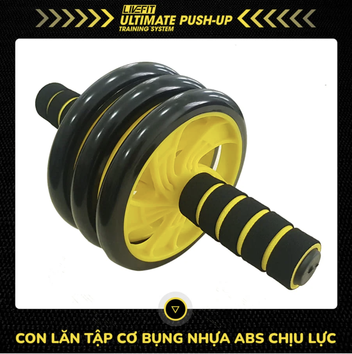 Bộ dụng cụ hít đất và tập luyện thể thao chuyên nghiệp LiveFit 18 trong 1