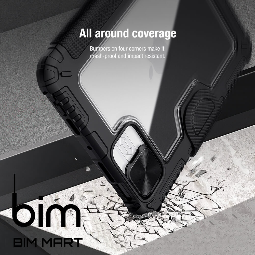 Bao da dành cho iPad Mini 6 - 8.3 inch 2021 có nắp bảo vệ camera Nillkin Bumper Leather - Hàng chính hãng
