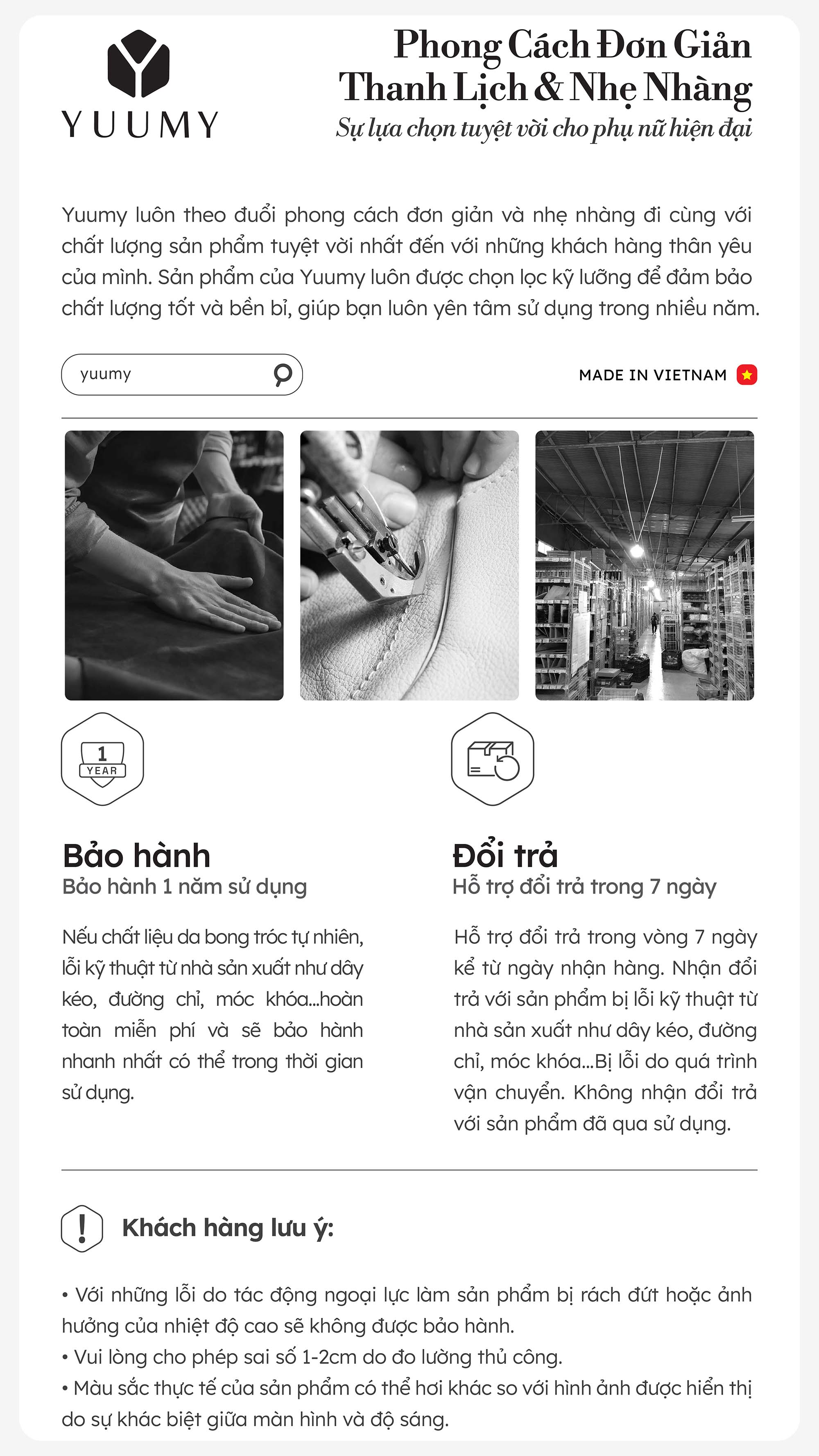 Balo Yuumy ( Thời trang nữ phong cách dễ thương - Balo da Seasand YBA105 )