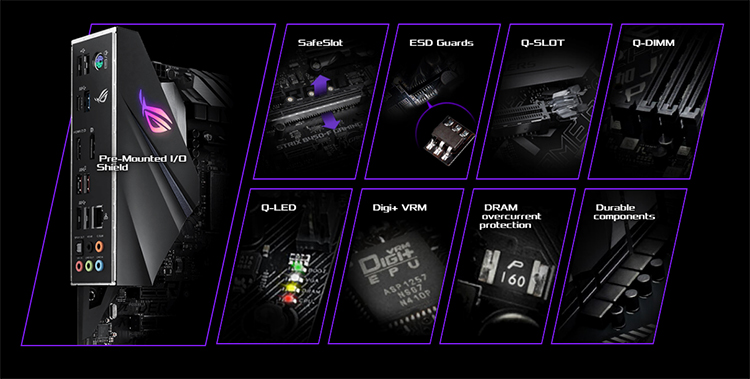 Bo Mạch Chủ Mainboard Gaming ASUS ROG STRIX B450-F GAMING AMD AM4 B450 ATX - Hàng Chính Hãng