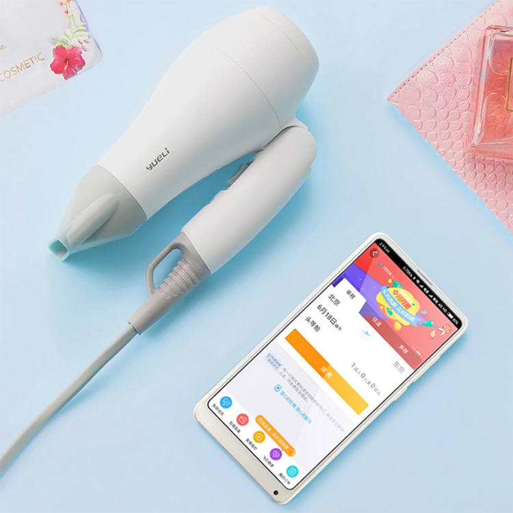 Original Xiaomi Mijia Yueli 1200 Watt Travel Electric Hair Dryer Air Blower Fast Dry Folding Compact Overheat Protection