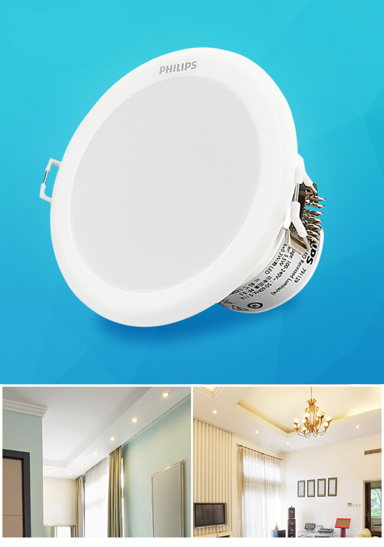 Đèn Trần Led Ánh Sáng Trắng Philips 3.5W 2700k