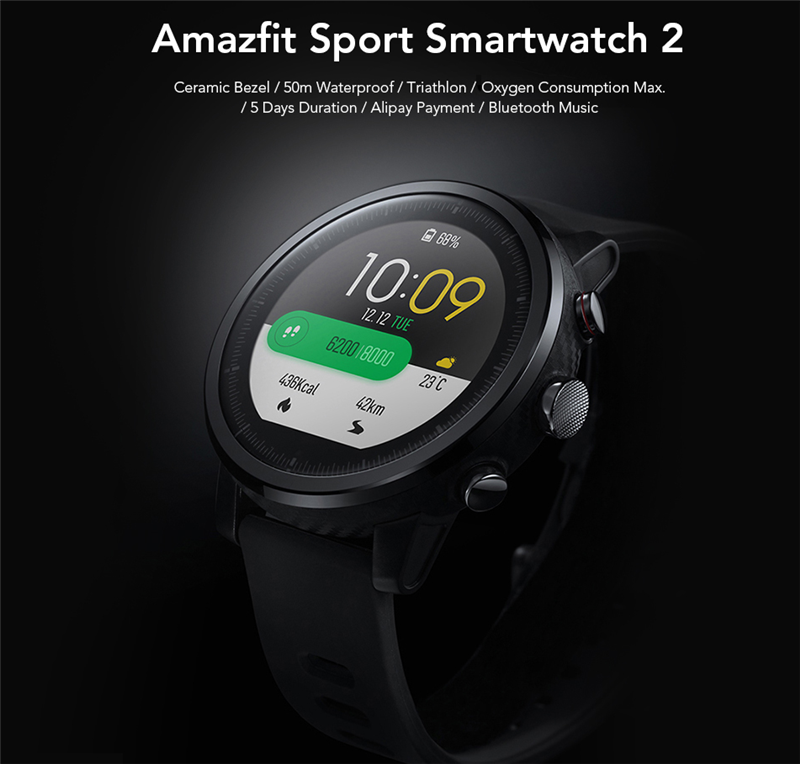 Đồng Hồ Thể Thao Thông Minh Tích Hợp GPS, Giám Sát Nhịp Tim (Phiên Bản Trung Quốc) MI Xiaomi AMAZFIT