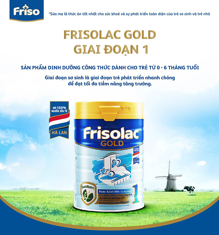 Sữa Bột Friso Gold 1 900g