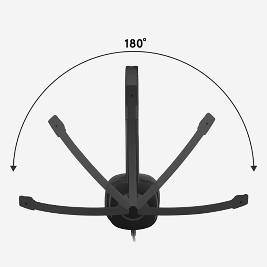 Tai Nghe Chụp Tai Logitech H151 - Hàng Chính Hãng