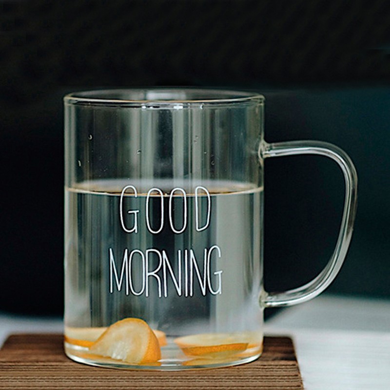 Ly thủy tinh tay cầm 450ml chịu nhiệt