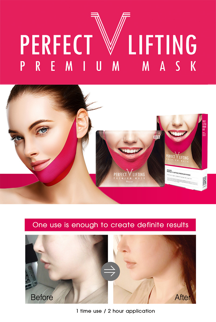 Mặt Nạ V-line Perfect V Lifting Premium Mask (1 hộp 5 miếng x 11g)