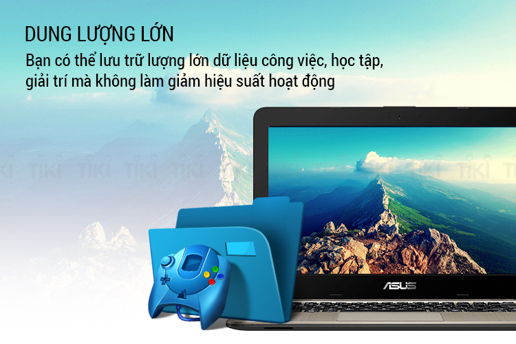 Laptop Asus X441UA-GA070 Core i3 - 7100U / Free DOS (14inch) – Hàng Chính Hãng