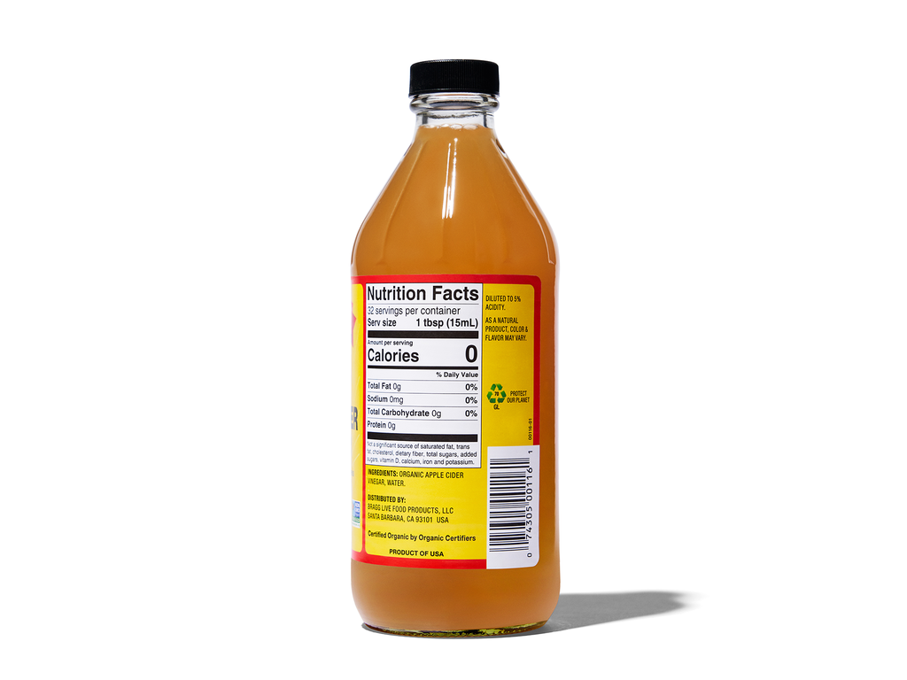Giấm táo hữu cơ Bragg 473ml