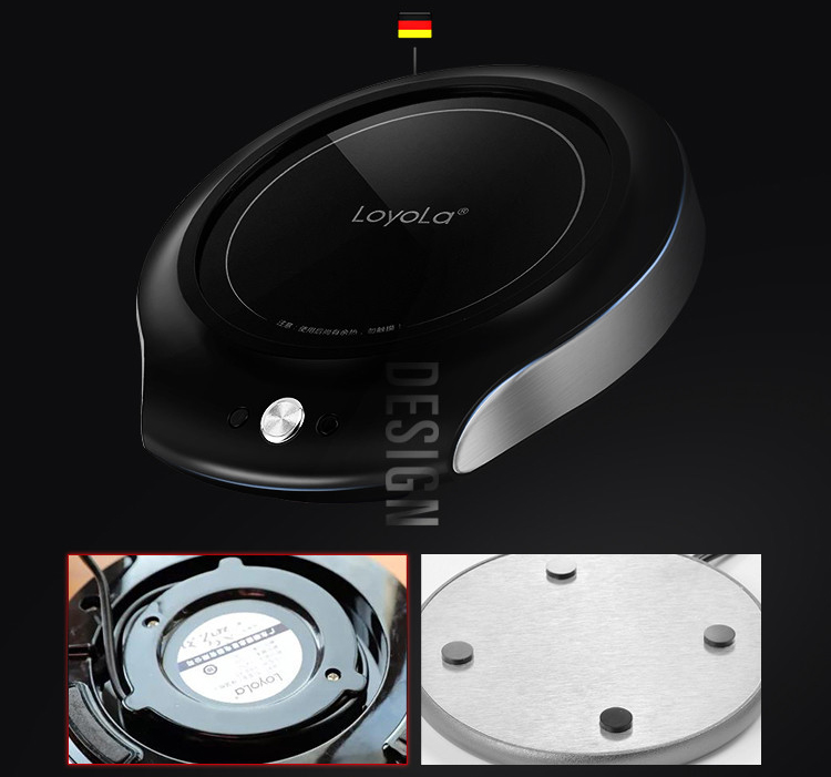 Loyal (loyola) electric ceramic stove home warm milk warmer coaster thermostat treasure HBB-F1/ Earl Black