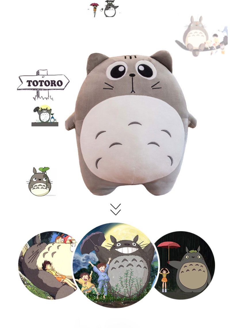 Gấu Bông Totoro Biểu Cảm Cao Cấp - Hàng Chính Hãng Memon - Đồ Chơi Thú Nhồi  Bông Totoro, Kích Thước 35Cm, Chất Liệu Bông Pp 3D Tinh Khiết, Đàn Hồi Đa