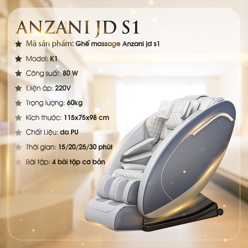 Ghế massage toàn thân Anzani D2 2