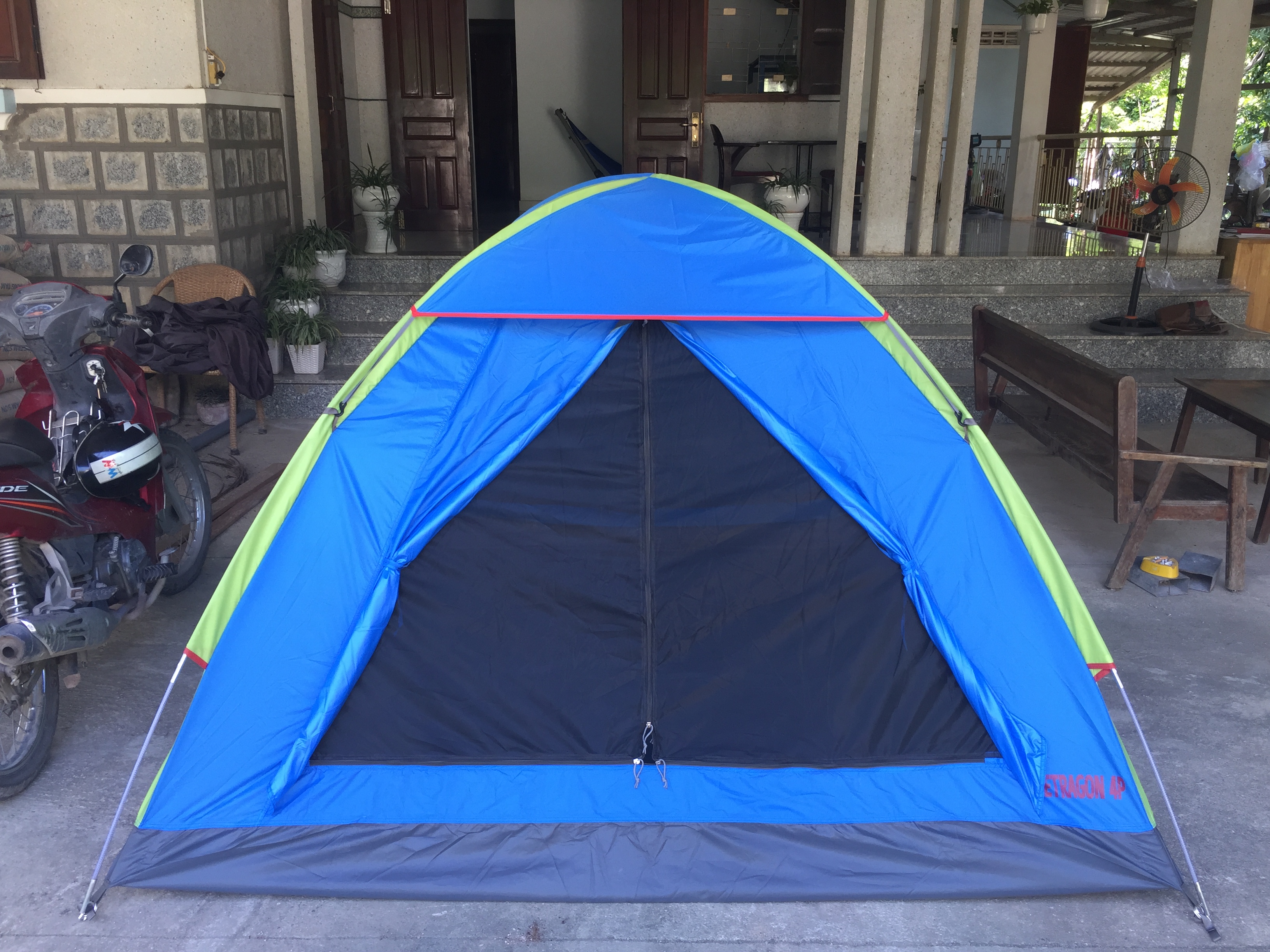 Lều du lịch Campoutvn dã ngoại cắm trại 4 người chống thấm tốt chất vải xịn bền khó rách chất lượng tốt nhất trong phân khúc giá A342