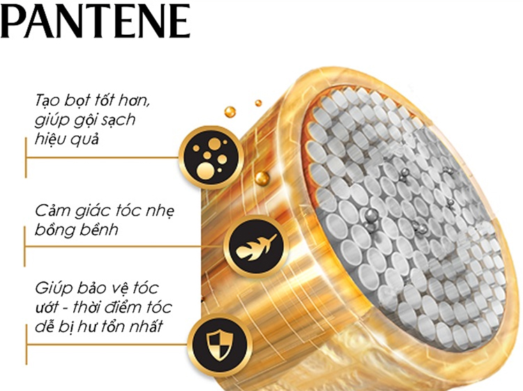 Dầu Gội Pantene Mượt Mà Óng Ả (300g)