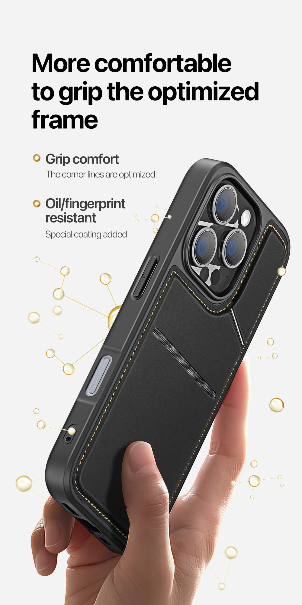 Ốp Lưng Da Sạc Từ Tính DUX DUCIS Rafi II Series Cho iPhone 16 ProMax/ iPhone 16 Pro/16 Plus/ iphone 16, có ngăn đựng thẻ, Chân Đế_ Hàng chính hãng