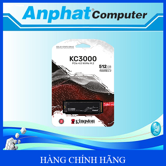 Ổ cứng SSD Kingston SKC3000S 512GB/1TB/2TB/4TB NVMe PCIe Gen 4.0 – Hàng Chính Hãng