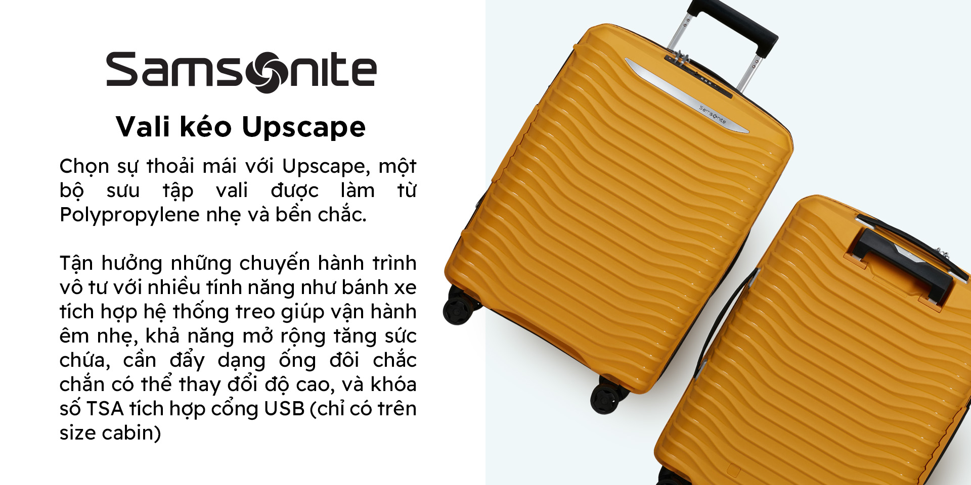 Vali kéo Samsonite Upscape Spinner EXP