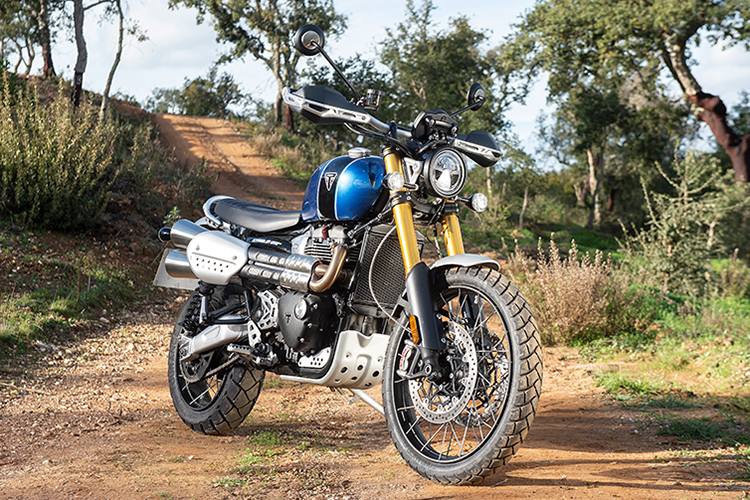 Xe Môtô Triumph Scrambler 1200 XE - COBALT BLUE/JET BLACK