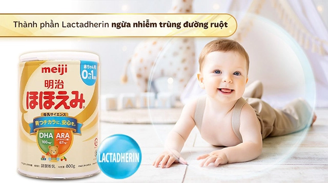 Sữa cho trẻ sơ sinh 0-12 tháng tuổi Meiji Nhật