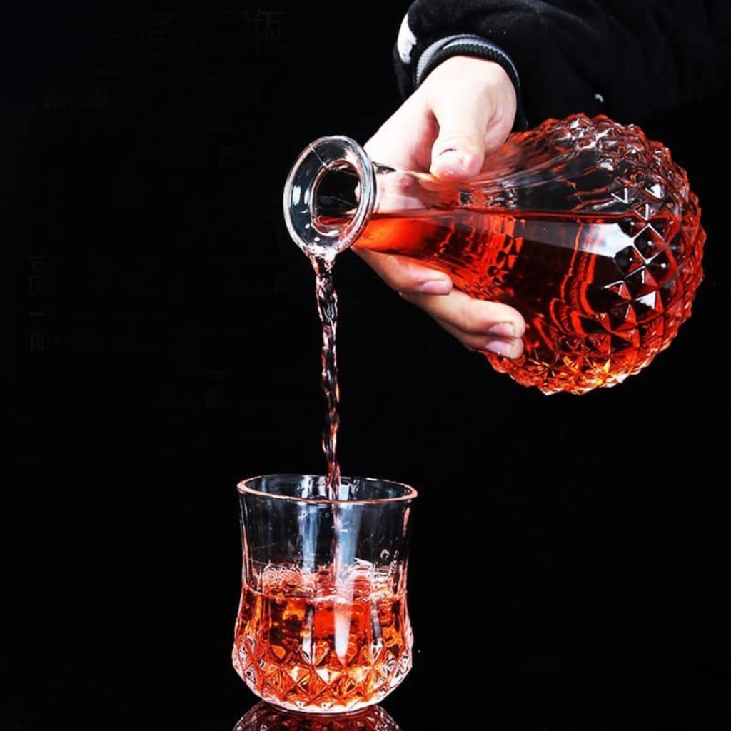 Bình Thủy Tinh Đựng Rượu (combo 4 cái) – Chai Đựng Rượu – Vỏ Chai ...