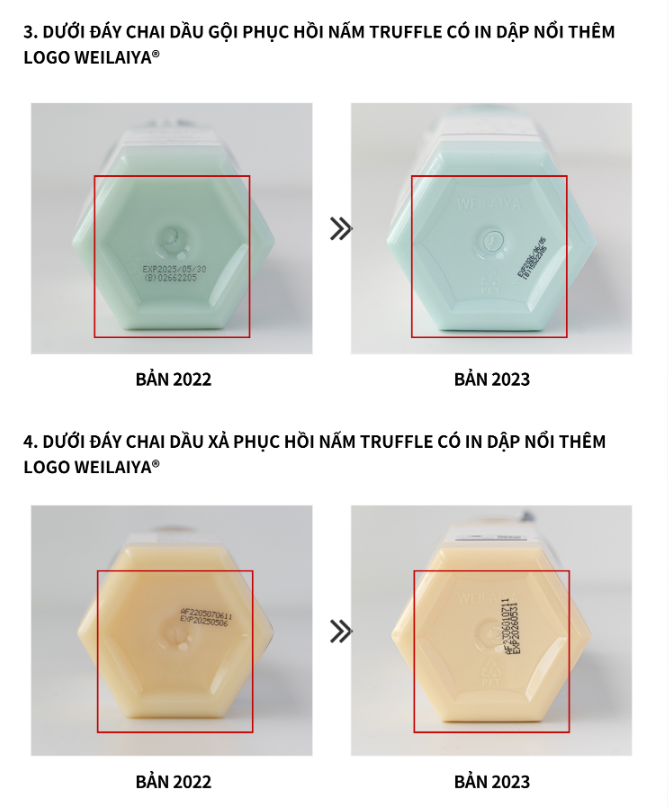 Dầu gội xả phục hồi đa tầng nấm Truffle Weilaiya hương nước hoa -chăm sóc toàn diện, giúp da đầu trở lại trạng thái khỏe khoắn và trẻ trung - tặng kèm ví da bò cao cấp